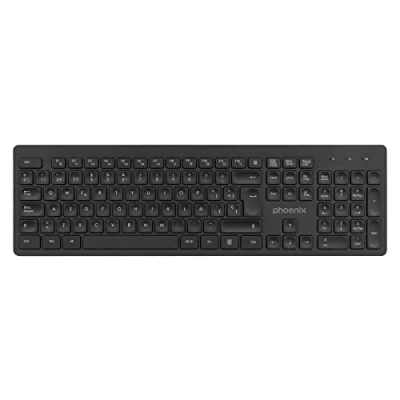 Imagen de Phoenix K200 Teclado Inalámbrico Multimedia Español QWERTY