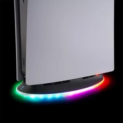 Imagen de Subsonic PS5 Stand for and Slim, 2 Speed Cooling Fan, RGB LED Dock with 1 Additional USB Port