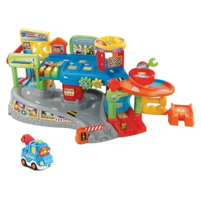 Imagen de VTech Garaje Multitaller TutTut Bólidos, incluye vehículo Capicúa la grúa , color/modelo surtido