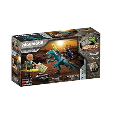 Imagen de PLAYMOBIL 70629 Dino Rise Tío Rob, Armamento para la Batalla, A Partir de 5 años, Multicolor
