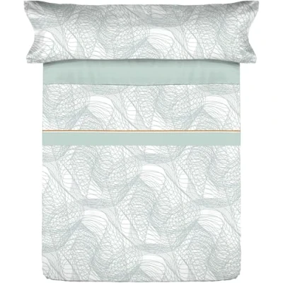 Imagen de Donegal Collections Juego de Sabanas Cama 90 90x190 Infint Aqua Ropa 3 Piezas Incluye Sabana Bajera, Encimera y Funda Almohada Microfibra Extra Suave