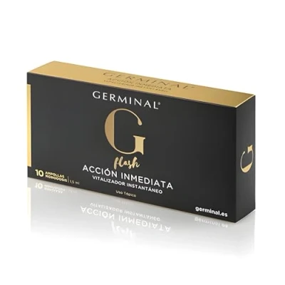 Imagen de Germinal Sérum Facial Antiarrugas 10 Ampollas Flash Efecto Lifting Inmediato Antiedad Acción Rejuvenecedora Pieles Maduras 1,5 ml