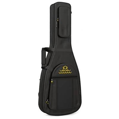 Imagen de MONKEY LOOP Jumping Electric 335 Funda para Guitarra con Acolchado de 18mm Bolsa Eléctrica Tipo Tres Bolsillos Exteriores Correas Ajustables Material Resistente al Agua