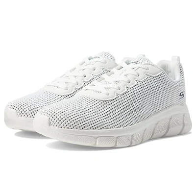 Imagen de Skechers Bobs B Flex Esencia Visionaria, Zapatillas de Deporte Mujer, Tejido Blanco, 38 EU