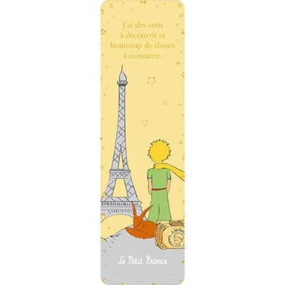 Imagen de Kiub Marcapáginas de papel El Principito, Zorro, Maleta, Torre Eiffel (54x172mm)