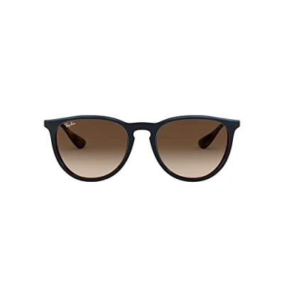 Imagen de Ray Ban Mujer RB4171 ERIKA 631513 Occhiali da sole Inyectado Azul Marrón Pantos Normal Sombreado