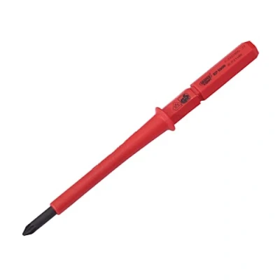 Imagen de Draper 9651pz número 1 Ergo Plus PZ tipo VDE Destornillador intercambiables hoja, azul, 80 mm