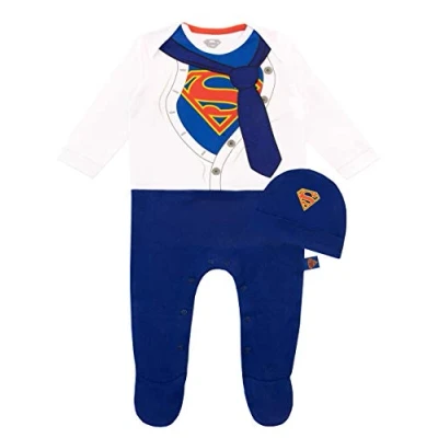 Imagen de DC Comics Pijama Entera para Niños Bebés Superman Azul 6 9 Meses