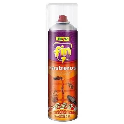 Imagen de Flower Insecticida Rastreros Larga Persistencia Barrera Protectora Efectivo Contra Todo Tipo de Insectos Veneno Hormigas y Cucarachas 650cc, 6.5x6.5x29.5 cm, en Aerosol
