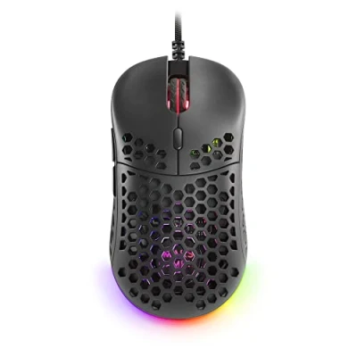 Imagen de Mars Gaming Raton ligero RGB negro