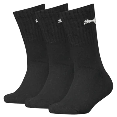 Imagen de PUMA Junior Sport Socks Women (3 Pack), Kids, Negro, 31 34
