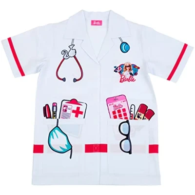 Imagen de Theo Klein 4117 Barbie Disfraz de médico con accesorios