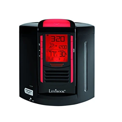 Imagen de Lexibook Rl2000 Radio Despertador FM con Humidificador, Color Negro, 16.5 X 12 17 Cm (RL2000)