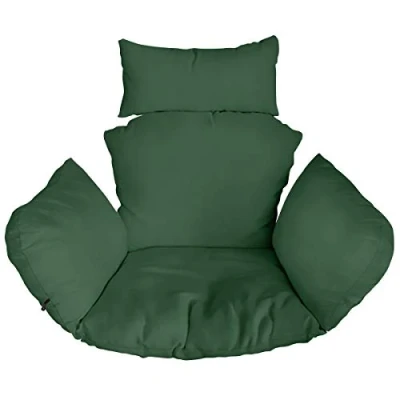 Imagen de Cojín de Silla Hamaca, Colgante Huevo Cojines, Columpio Respaldo con Almohada para la Cabeza, Cjín Impermeable, Patio Jardín, Verde [114]