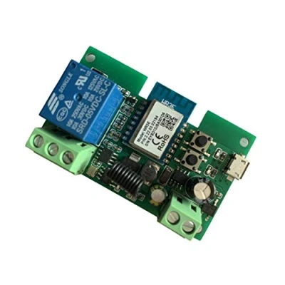Imagen de MHCOZY Smart Wireless WIFI Relay Switch, control de voz su chimenea, trabajo con Alexa Assistant IFTTT (Smart life app RF)