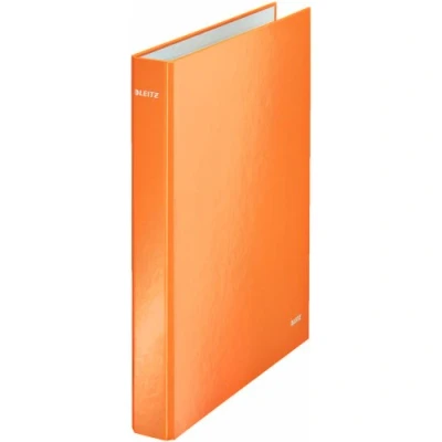 Imagen de Leitz WOW Carpeta de anillas plastificada, A4, Naranja Metalizado, 1 unidad