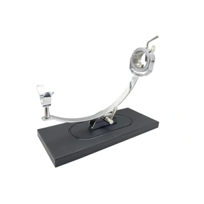 Imagen de FERRETERIA LEPANTO jamonero Profesional Giratorio y basculante, Soporte con Base de Fibra Negra Modelo Serrano (Sin Set Corte)