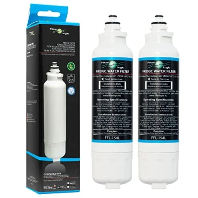 Imagen de Filterlogic FFL 154L 2x filtro de agua compatible con LG LT800P ADQ73613401 S ADQ73613408 Cartucho repuesto del frigorífico