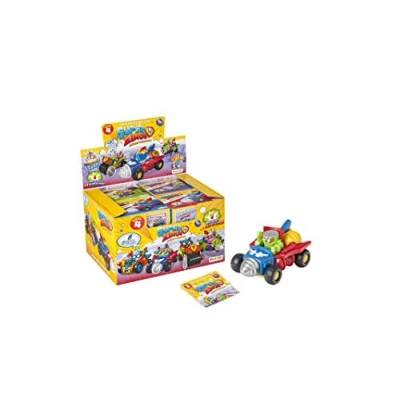Imagen de SUPERTHINGS RIVALS OF KABOOM SuperZings Serie 4 Display de 8 Vehículos MegaJet (PSZ4D068IN01) con Figuras, Colección Completa