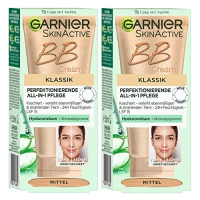Imagen de Garnier Miracle Skin Perfector BB Cream Classic Medium 2 x 50 ml