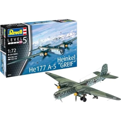 Imagen de Revell Maqueta Heinkel He177 A 5 &quot;Greif, Kit modelo, escala 1: 72 (03913)
