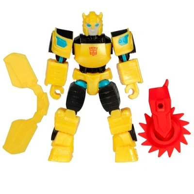 Imagen de Transformers MixMashers, Bumblebee, Figura de acción Mix and Match y Accesorios