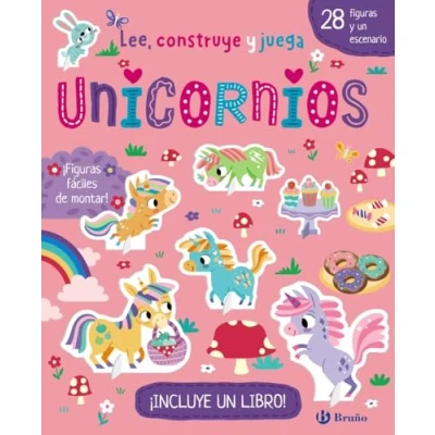 Imagen de Lee, construye Y juega. Unicornios (Castellano A PARTIR DE 3 AÑOS MANIPULATIVOS (LIBROS PARA TOCAR, JUGAR PINTAR), POP UPS Otros libros)