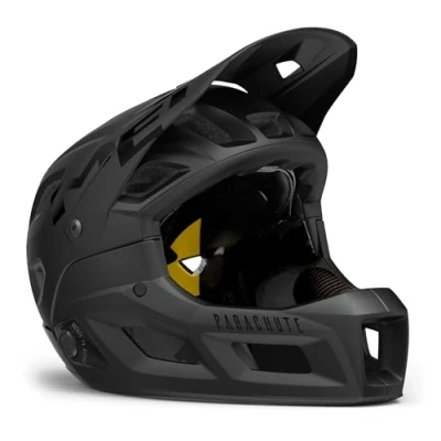 Imagen de CASCO MET PARACHUTE MCR MIPS NEGRO MATE T.L 59 62