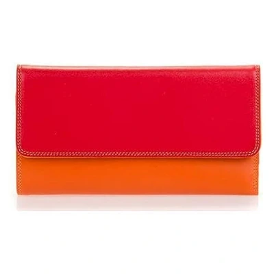 Imagen de mywalit Tri Fold w/Outer Zip Purse, Accesorio de Viaje Billetera Unisex Adulto, Jamaica Oranges, Talla única