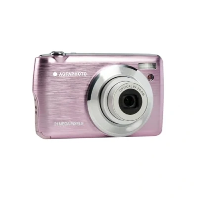 Imagen de AGFA Photo Realishot DC8200 Cámara Digital compacta (18MP, vídeo Full HD, Pantalla LCD de 2,7 Pulgadas, Zoom óptico 8X, batería Litio y Tarjeta SD 16 GB) Rosa