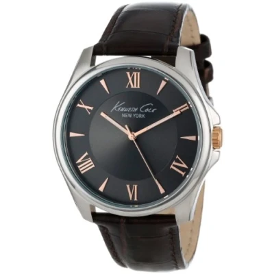 Imagen de Kenneth Cole New York KC1995 Reloj analógico clásico con Esfera Gris y Detalles en Oro Rosa