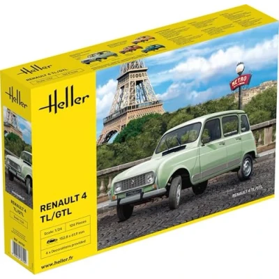 Imagen de Heller 80759 muestra Coches Renault 4l Escala 1/24 Clásico