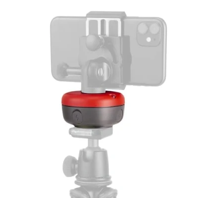 Imagen de JOBY Spin Rótula Electrónica Bluetooth, Control de Movimiento, Base Paneo Motorizada para Móvil, Vídeo Panorámico, Trípode, Vlogging, Contenidos, Filmación en Timelapse, por App