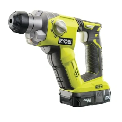 Imagen de RYOBI Martillo Combinado SDS+ 18V ONE+ Neumático 4 Modos (Hormigón, Madera, Metal, Cerámica) Energía de Impacto 1,3 J Velocidad 0 1300 rpm Sin Batería ni Cargador R18SDS