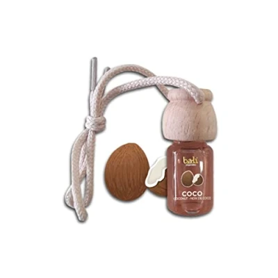 Imagen de Bali fragancias Ambientador de coche COCO 6 ml 0% alcohol, absorbe el mal olor tu vehículo