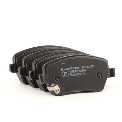 Imagen de BREMBO P 59 050 Juego de pastillas freno con avisador acústico desgaste tornillos pinza sin accesorios SUZUKI: SWIFT 3, Splash norauto