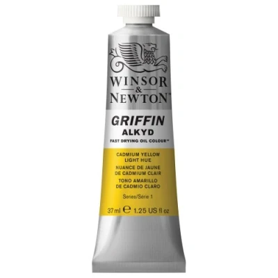 Imagen de Winsor &amp; Newton Griffin Alkyd Tubo óleo de secado rápido, 37 ml, Tono Amarillo Cadmio claro