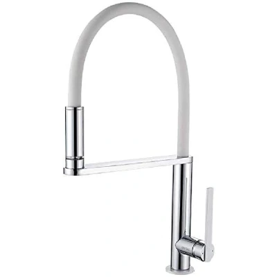 Imagen de GRIFEMA G14102B Grifo cocina led, Blanco Plata