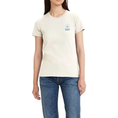 Imagen de Levi&#039;s The Perfect Tee Camiseta, Bw Schoolyard Daisy, XXS Mujer