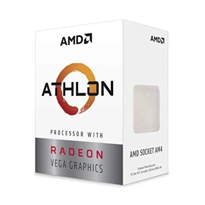 Imagen de AMD Athlon 3000G Retail (AM4/Dual Core/3.50GHz/5MB/35W/Vega 3) YD3000C6FHBOX