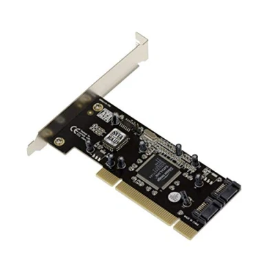 Imagen de KALEA INFORMATIQUE Tarjeta controladora PCI a SATA, 2 puertos independientes o RAID 0.1 con chipset SILICON IMAGE SIL3112