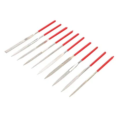 Imagen de 10 Piezas Guitar Fret Crowning File Nut Files Repair Tool para Guitarra violín