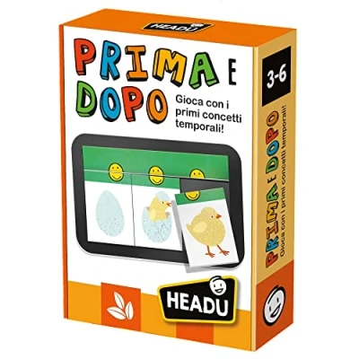 Imagen de Headu Antes Y Después Juega Con Los Primeros Conceptos De Tormenta It25442 Juego Educativo Para Niños 3 6 Años Made In Italy