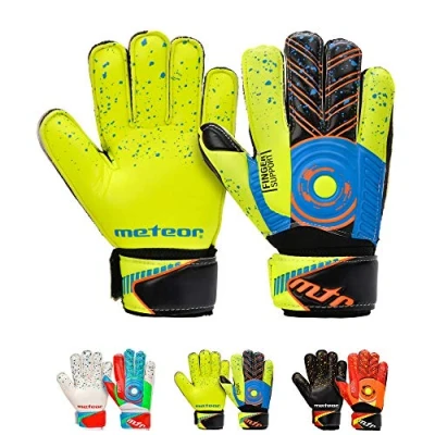 Imagen de meteor Guantes Portero Goalkeeper Gloves Entrenamiento Futbol Equipacion fútbol niños protección para los Dedos Defence