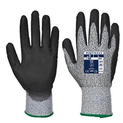 Imagen de Portwest Guante Anti Corte Advanced Vhr, Tamaño: L, Color: Gris, A665GRRL