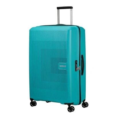 Imagen de American Tourister Aerostep Spinner 77 / 28 EXP TSA Trolley Maleta de cabina, Talla: One Size, Turquoise tonic