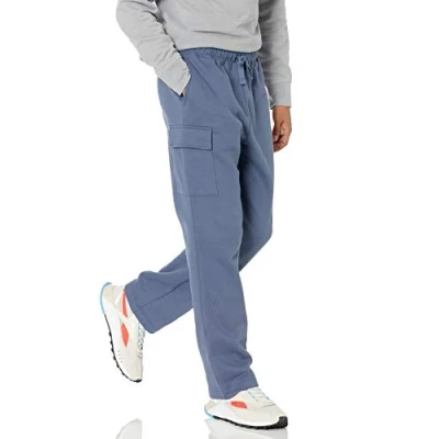 Imagen de Amazon Essentials Pantalón Deportivo Cargo de Forro Polar Hombre, Añil, XS
