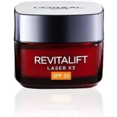 Imagen de L&#039;Oreal Paris crema hidratante facial con láser Revitalift SPF 20, de día avanzada antiedad SPY retinol profesional, ácido hialurónico y vitamina Cg, 50 ml