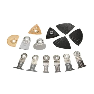Imagen de FEIN Best of Starlock RENOVATION Set de accesorios 26 piezas para todos los trabajos reforma pendientes, adecuado todas las MultiTools, alojamiento Starlock, 100% Calidad