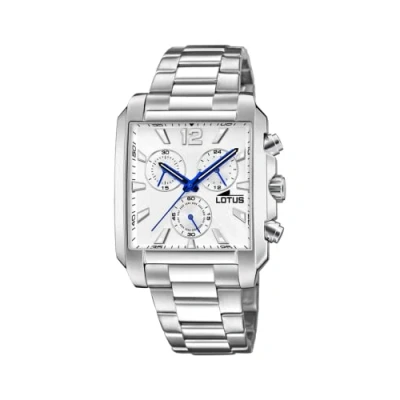 Imagen de LOTUS Reloj Hombre 18850/1 Square Series Caja de Acero Inoxidable 316l Plateado Correa